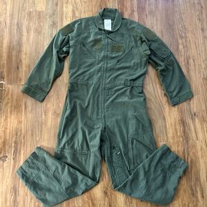 Carter Industries Men's CWU-27/P Flight Suit Sage Green Jumpsuit Coveralls 46R